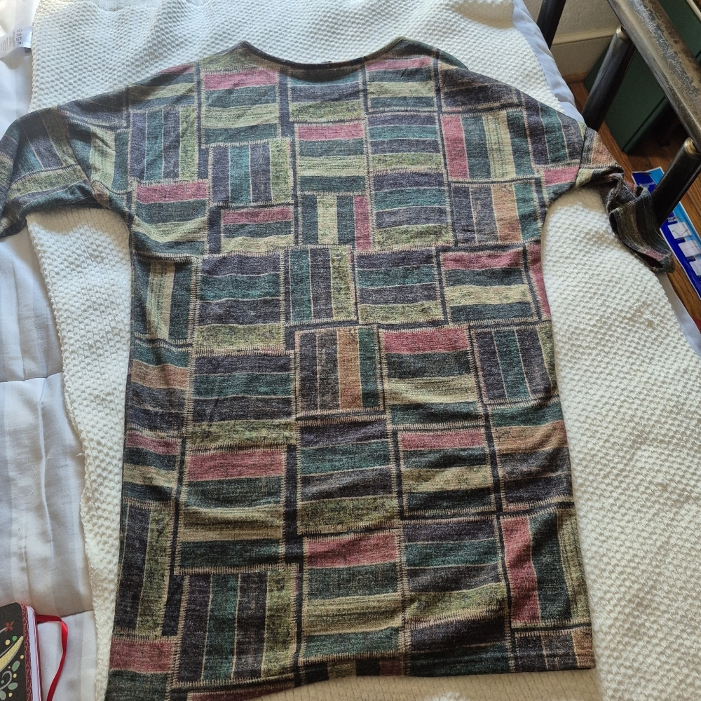 Multicolor Geometric Patterned Dress/Tunic - Picture 4 of 8